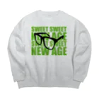 スナックキミドリ -購買部-のNew Age （キミドリ） Big Crew Neck Sweatshirt