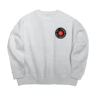 南風酒場Jahmin’のJahmin’ Red Hot Burger Logo Big Crew Neck Sweatshirt