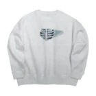 よるね　SUZURI店の肋骨 Big Crew Neck Sweatshirt