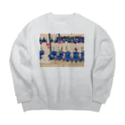 kuikoの咲いた・さいた Big Crew Neck Sweatshirt