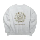 BASEBALL LOVERS CLOTHINGの「野球大好き」トキメキゴールド Big Crew Neck Sweatshirt