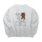 がらぱごす神社の舌噛もうかな Big Crew Neck Sweatshirt