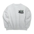 momokaのLIC clothes Big Crew Neck Sweatshirt