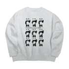 PANDA panda LIFE***の9パンダ Big Crew Neck Sweatshirt