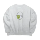 mmfumのキウイの上にキーウィ Big Crew Neck Sweatshirt