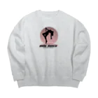 MOTCOM Winkel+のpole dance BF winkel+ Big Crew Neck Sweatshirt