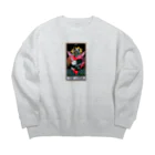 みにゃ次郎のタロットシリーズLOVERS Big Crew Neck Sweatshirt