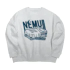 ことり屋のNEMUI～眠い～ Big Crew Neck Sweatshirt
