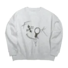 yuubooのファカちゃん Big Crew Neck Sweatshirt