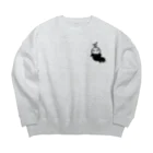 古春一生(Koharu Issey)のこはるでしたよろしくおねがいしました Big Crew Neck Sweatshirt