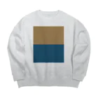 rahmen recordsのあきのいろ。 Big Crew Neck Sweatshirt