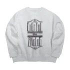 ツクルビヨリの紋様日記2020_デジタルとアナログ Big Crew Neck Sweatshirt