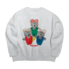 むにゅのつりずぼんず Big Crew Neck Sweatshirt