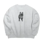 noe_to_meg (ノエとめぐ)の初めましてノエルです(立) Big Crew Neck Sweatshirt