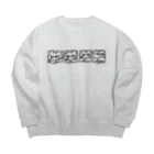 pater shopのmiru_cat Big Crew Neck Sweatshirt