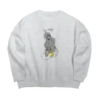 riku_hydrangeaのわたしのとりで Big Crew Neck Sweatshirt