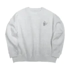 ノベルティSHOP 「ぽーとまん」のソングくん Big Crew Neck Sweatshirt