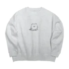 へちょこの寒そうななにか Big Crew Neck Sweatshirt