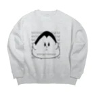 摂氏のおにぎり坊主 Big Crew Neck Sweatshirt