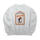 U.S.A.T.のハイキングコウテイペンギン Big Crew Neck Sweatshirt