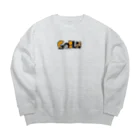 GOBLINの8ボール　オレンジ Big Crew Neck Sweatshirt