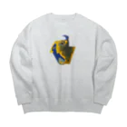 T_Art_Worksの自画像 Big Crew Neck Sweatshirt