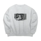 おでんのニャア Big Crew Neck Sweatshirt