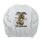 toyuuのDesign Sketch Graphic Big Crew Neck Sweatshirt