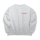 オカモトコウヘイ/ナチュラルハイトーンのグレー Big Crew Neck Sweatshirt