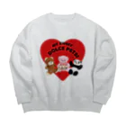 CHICHIPIのドルチェペッツ！ Big Crew Neck Sweatshirt