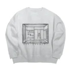 おイモョップの書院造 Big Crew Neck Sweatshirt