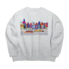 manのgood city 2 Big Crew Neck Sweatshirt