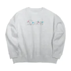 Roomsのま・ん・な・か ウェンズディ Big Crew Neck Sweatshirt