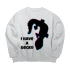 odayangのヤモリを飼ってます Big Crew Neck Sweatshirt