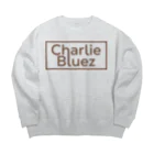 Charlie Bluez StoreのCharlieBluezロゴデザイン Big Crew Neck Sweatshirt