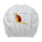 ぎんぺーのしっぽのぽけっとのなかには？ Big Crew Neck Sweatshirt