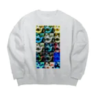 momo_emiのmomoいっぱい Big Crew Neck Sweatshirt