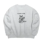 mikepunchのno music, no life Big Crew Neck Sweatshirt