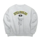 nanaqsaのにゃっほり Big Crew Neck Sweatshirt