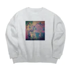 tippi ♡♡のサーカスの夢2 Big Crew Neck Sweatshirt