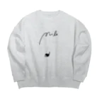 amalka_888のミュール Big Crew Neck Sweatshirt