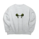 GUNE GUNEのグリーンED Big Crew Neck Sweatshirt