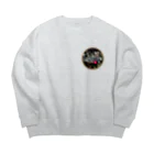 Hostel&Bar CAMOSIBA OfficialのCAMOSIBA EN Big Crew Neck Sweatshirt