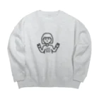 GabrielaのLovePeaceRock Big Crew Neck Sweatshirt