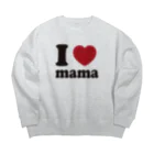 キッズモード某のI love mama ビッグシルエットスウェット