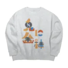 イトーヒロトの　鬼に金棒 Big Crew Neck Sweatshirt