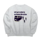 キッズモード某のスクールバスと少年たち Big Crew Neck Sweatshirt