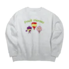 キッズモード某のフルーツヒーローズ Big Crew Neck Sweatshirt