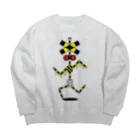 ゴロニャーのダサT屋さんの走れ！踏切 カンカン くん Railroad crossing ふみきり フミキリ  Big Crew Neck Sweatshirt