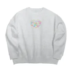 yushotama工房の百龍① Big Crew Neck Sweatshirt